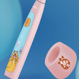 Children's Rechargeable Electric Automatic Toothbrush Sonic  Brush Silicone Head