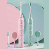 Electric Brush Head Sonic Rechargeable Toothbrush Waterproof A&G