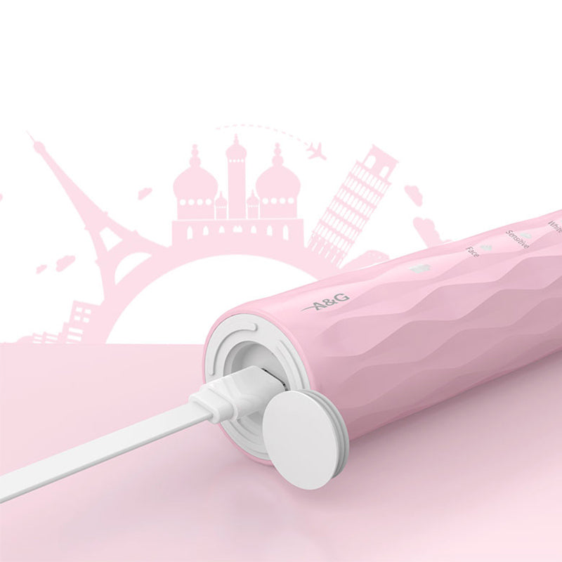 Children Brush Head Sonic Rechargeable Electric Toothbrush Waterproof ROAMAN
