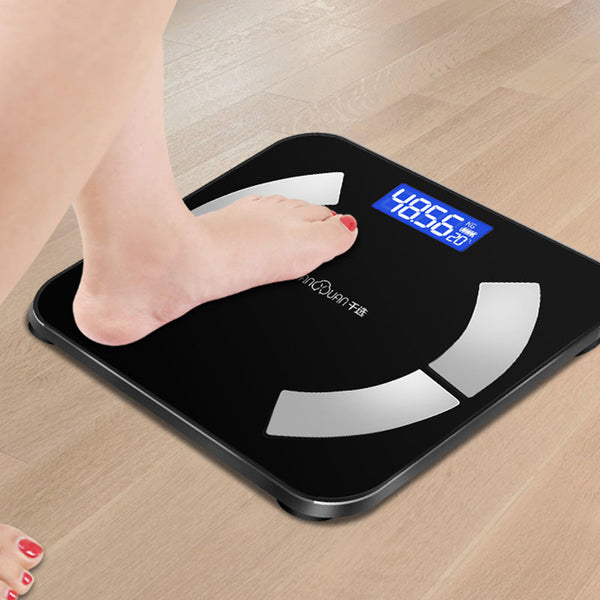 Bluetooth Smart Weight Scale Body Fat Health Monitor APP USB Charging QianXuan