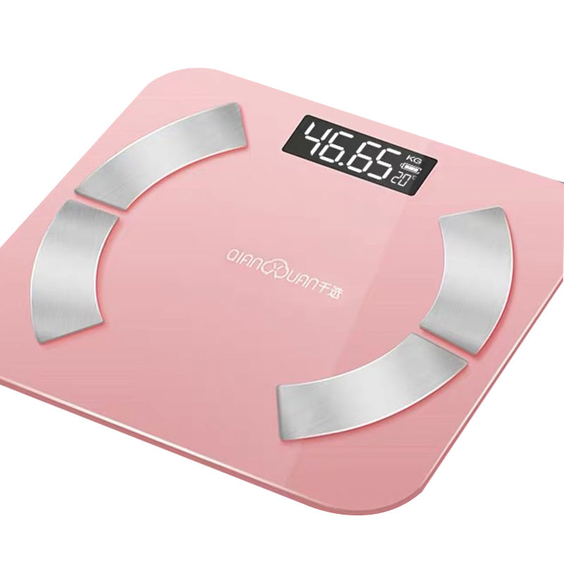 Bluetooth Smart Weight Scale Body Fat Health Monitor APP USB Charging QianXuan