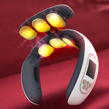 Smart Neck Shoulder Massager Heat Therapy Cervical Shiatsu Kneading Massage