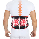Electric Heating Cold Warm Back Pain Belt Waist Support Steel Plate Massager