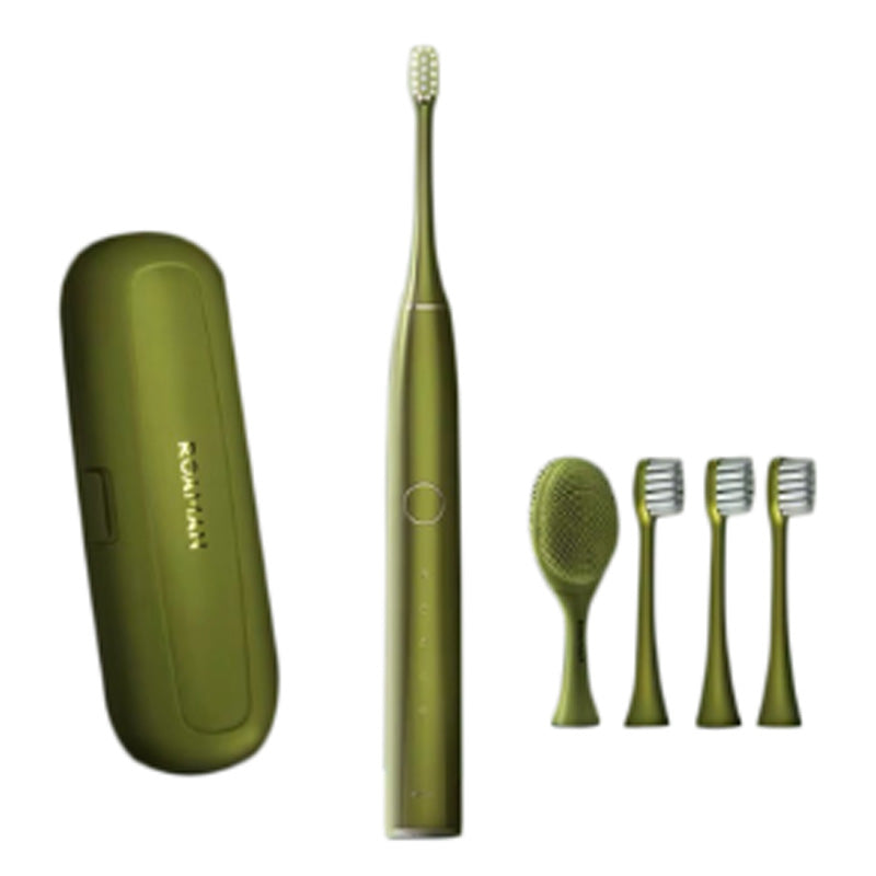 Electric Rechargeable Toothbrush Adult Sonic Automatic Small Oral Plaque ROAMAN