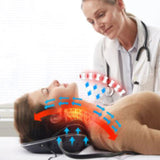 Neck Massager Physical Therapy Hot Compression Shoulder Apparatus Heating Pillow