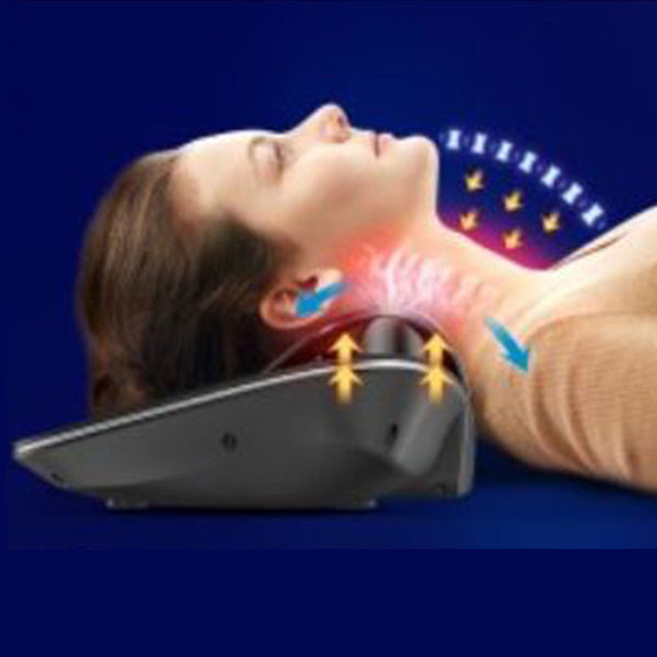 Neck Massager Physical Therapy Hot Compression Shoulder Apparatus Heating Pillow