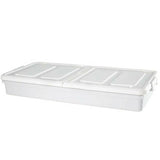 Large-capacity Under Bed Pulley Quilt Clothing Books Storage Box