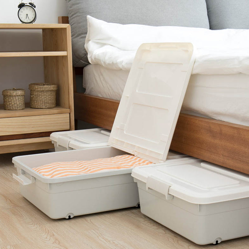 Large-capacity Under Bed Pulley Quilt Clothing Books Storage Box