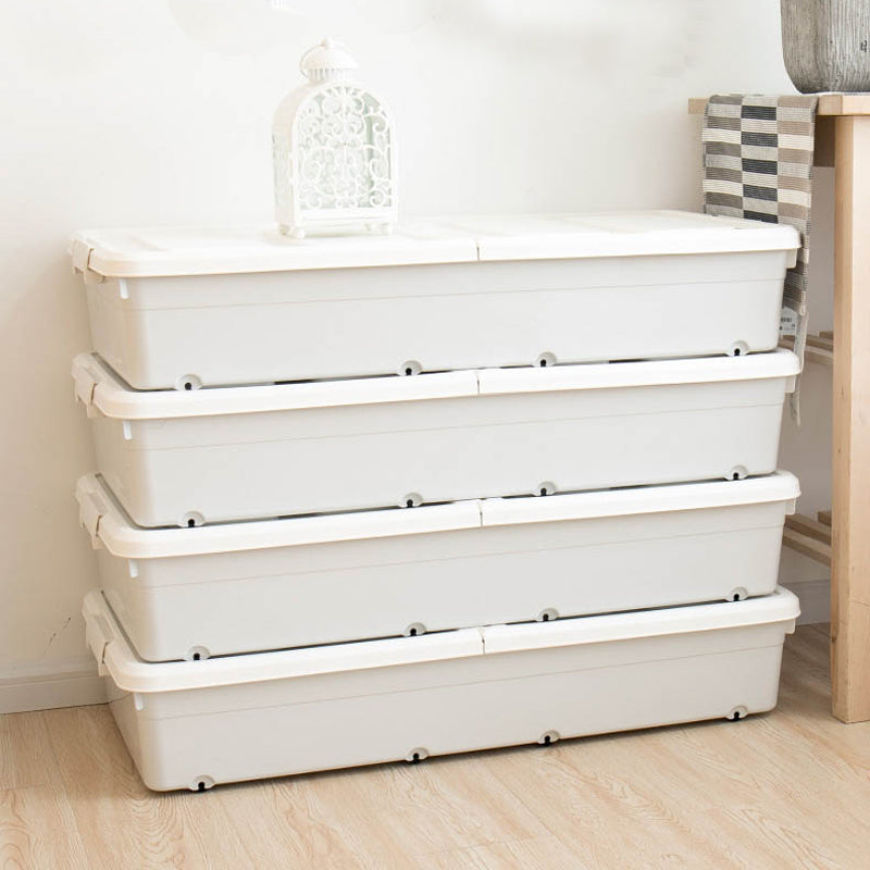 Large-capacity Under Bed Pulley Quilt Clothing Books Storage Box