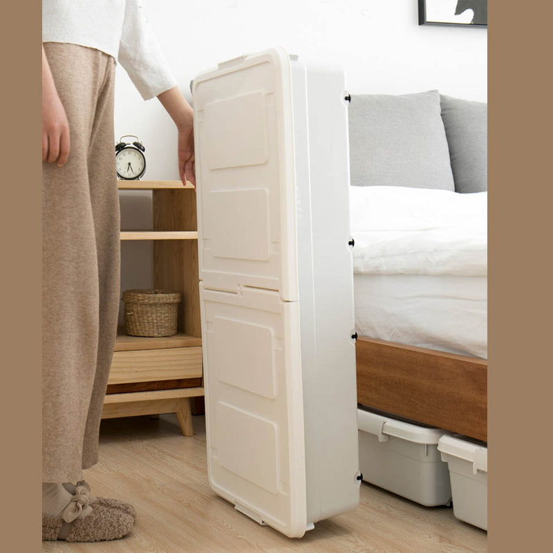 Large-capacity Under Bed Pulley Quilt Clothing Books Storage Box