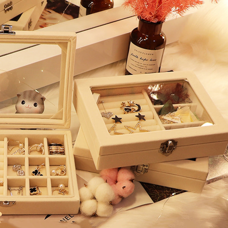 Dustproof Storage Box for Earrings, Earrings, Jewelry