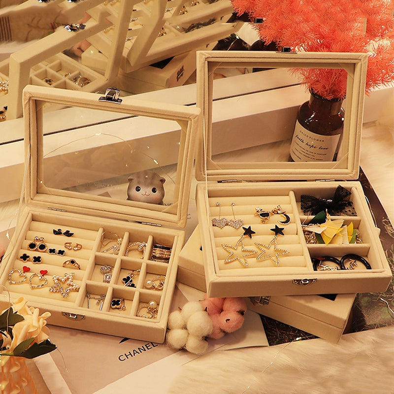 Dustproof Storage Box for Earrings, Earrings, Jewelry