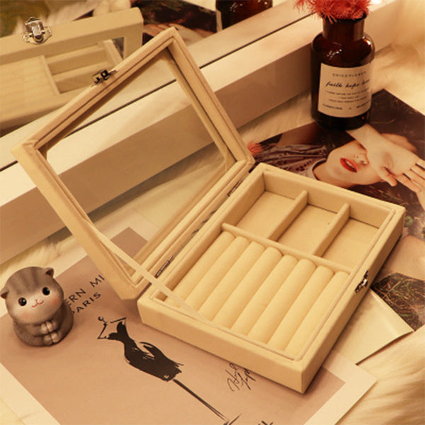 Dustproof Storage Box for Earrings, Earrings, Jewelry