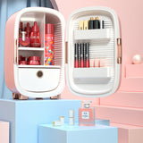 Professional Cosmetic Fridge Beauty Makeup Storage Refrigerator PINKTOP