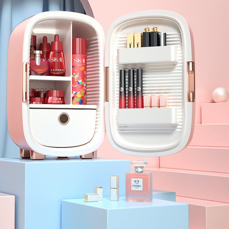 Professional Cosmetic Fridge Beauty Makeup Storage Refrigerator PINKTOP