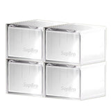 4pcs Shoe Box Anti-oxidation Plastic Wall Storage