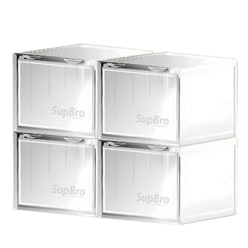 4pcs Shoe Box Anti-oxidation Plastic Wall Storage
