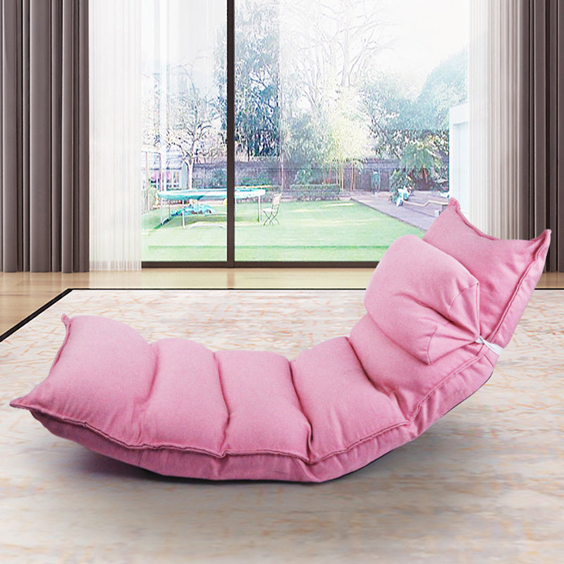 Adjustable Folding Lazy Sofa Floor Chair with Head Waist Leg Support