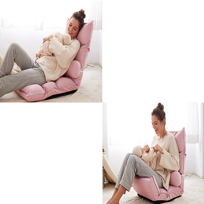 Adjustable Folding Lazy Sofa Floor Chair with Head Waist Leg Support