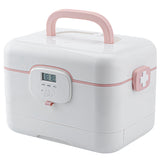 Home Care Medicine Box Smart Timed Alarm First Aid Medical Kit