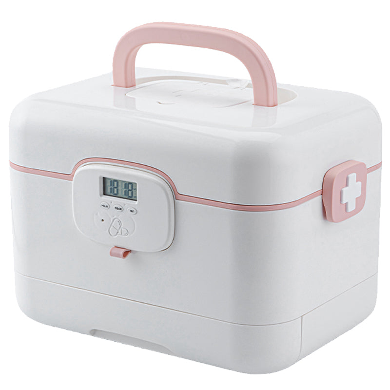Home Care Medicine Box Smart Timed Alarm First Aid Medical Kit