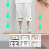 6pcs Stackable Clear Shoe Storage Box Organizer for Closet Sneaker Display Cabinet with Front Opening Drawer for Men Women Shoes