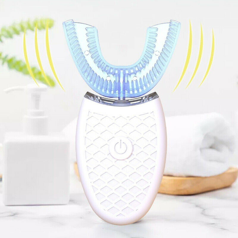 Ultrasonic Automatic Silicone U-shaped Whitening Toothbrush Waterproof