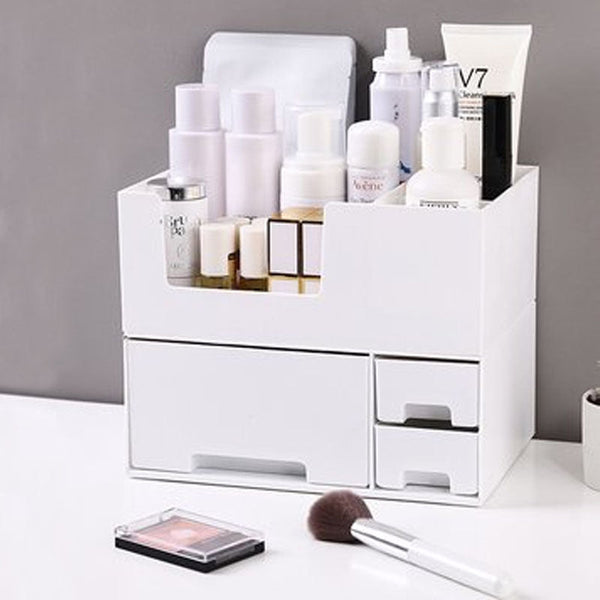 Cosmetic Storage Box Plastic Desktop Drawer Box Mask Box Skin Care Products Rack