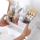 Cosmetic Storage Box Plastic Desktop Drawer Box Mask Box Skin Care Products Rack