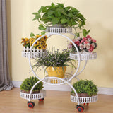 Balcony Flower Shelf Indoor Succulent Pot Multi-Layer Rack