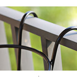 Balcony Flower Stand Iron Hanging Pot Hanger Railing Succulent Green Plant