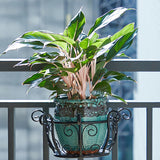 Nordic Balcony Flower Stand Decoration Shelf Wrought Iron Pot Hanger Green Plant
