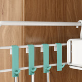 Kitchen Storage Sliding Rail Seasoning Rack Rust-proof Bathroom Organizer