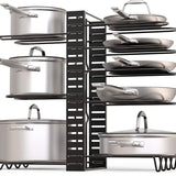 Multi-layer Pot Lid Pan Cutting Board Rack Storage
