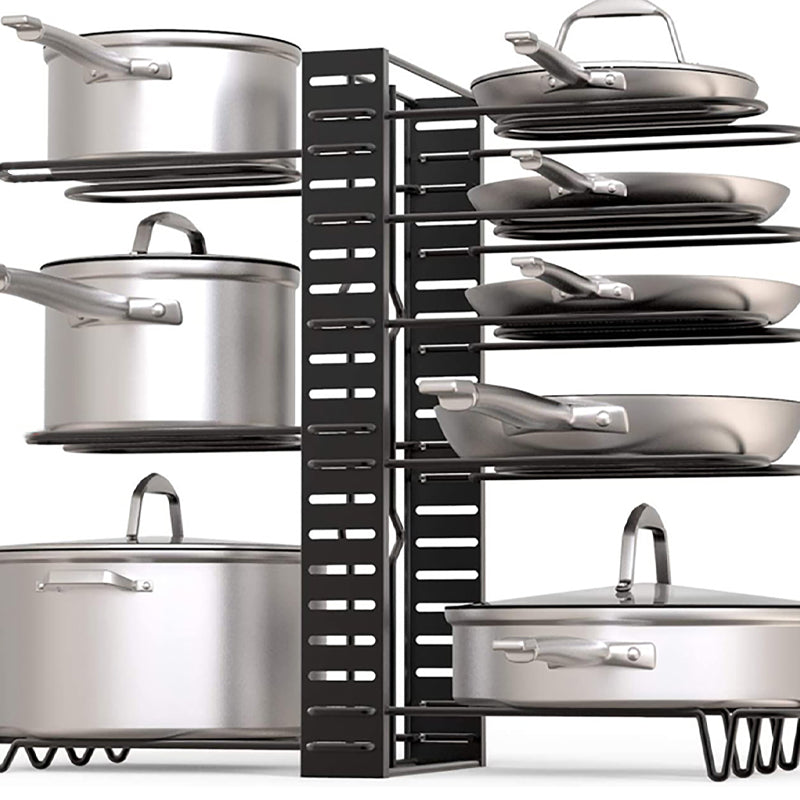 Multi-layer Pot Lid Pan Cutting Board Rack Storage