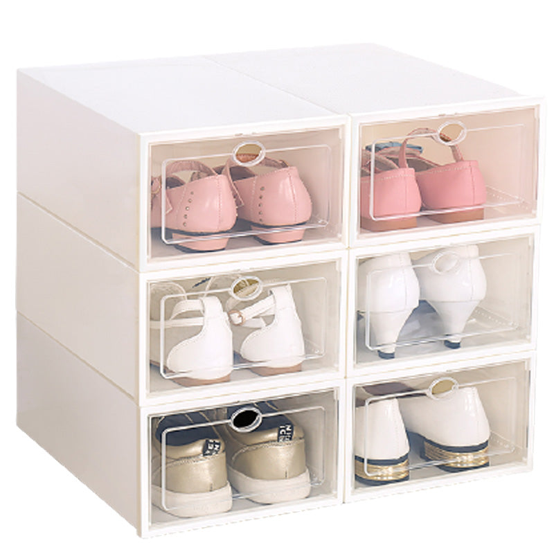 Transparent Shoe Box Storage Cabinet