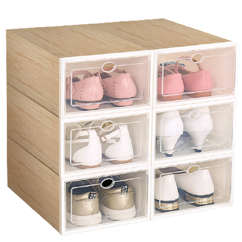 Transparent Shoe Box Storage Cabinet