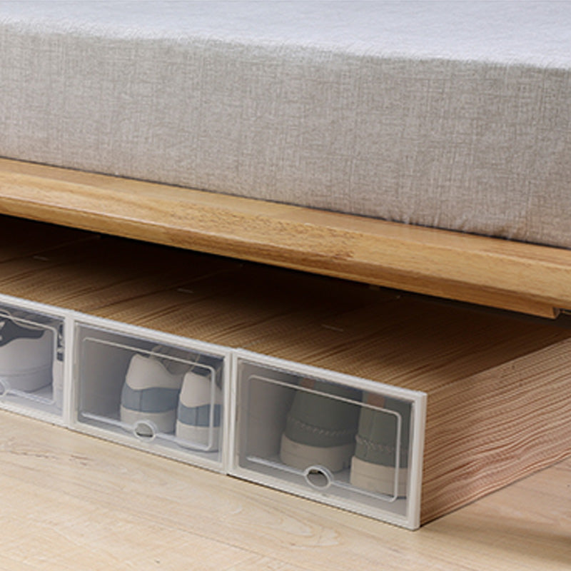 Transparent Shoe Box Storage Cabinet
