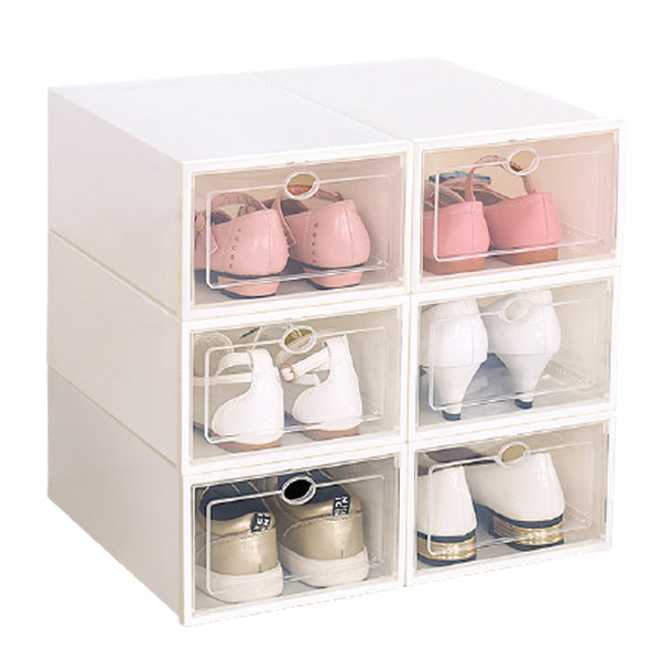 Transparent Shoe Box Storage Cabinet