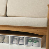 Transparent Shoe Box Storage Cabinet