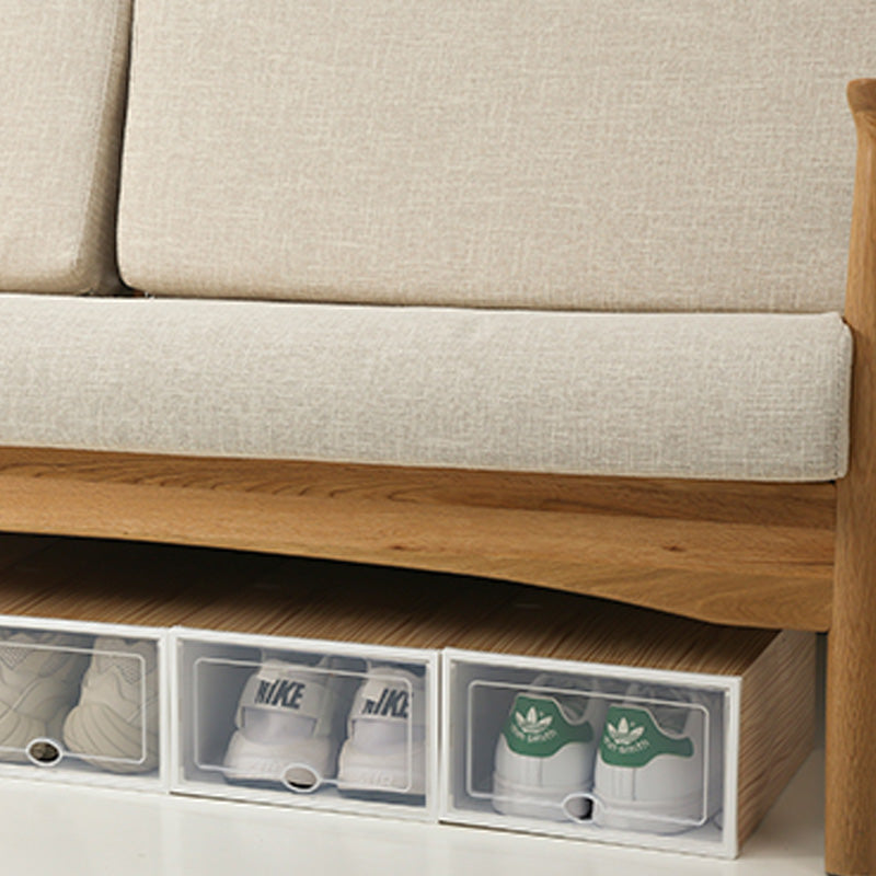Transparent Shoe Box Storage Cabinet