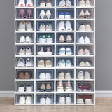Transparent Shoe Box Storage Cabinet