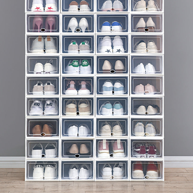 Transparent Shoe Box Storage Cabinet
