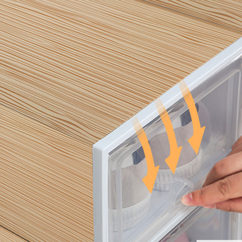 Transparent Shoe Box Storage Cabinet