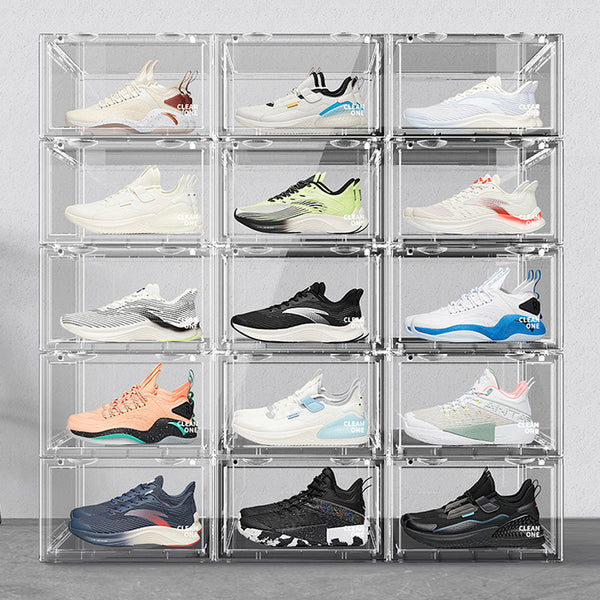 Transparent Shoe Box Storage Acrylic Anti-oxidation Wall Hard Plastic Display