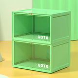 Multicolor Transparent Shoebox Side Opening Storage Box