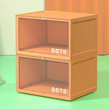 Multicolor Transparent Shoebox Side Opening Storage Box