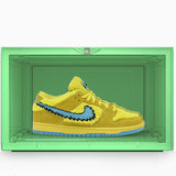 Multicolor Transparent Shoebox Side Opening Storage Box