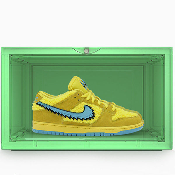 Multicolor Transparent Shoebox Side Opening Storage Box
