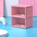 Multicolor Transparent Shoebox Side Opening Storage Box